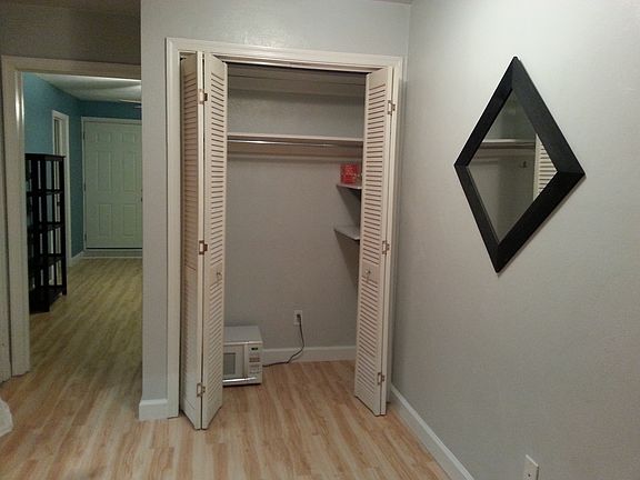 Dining area/coat closet