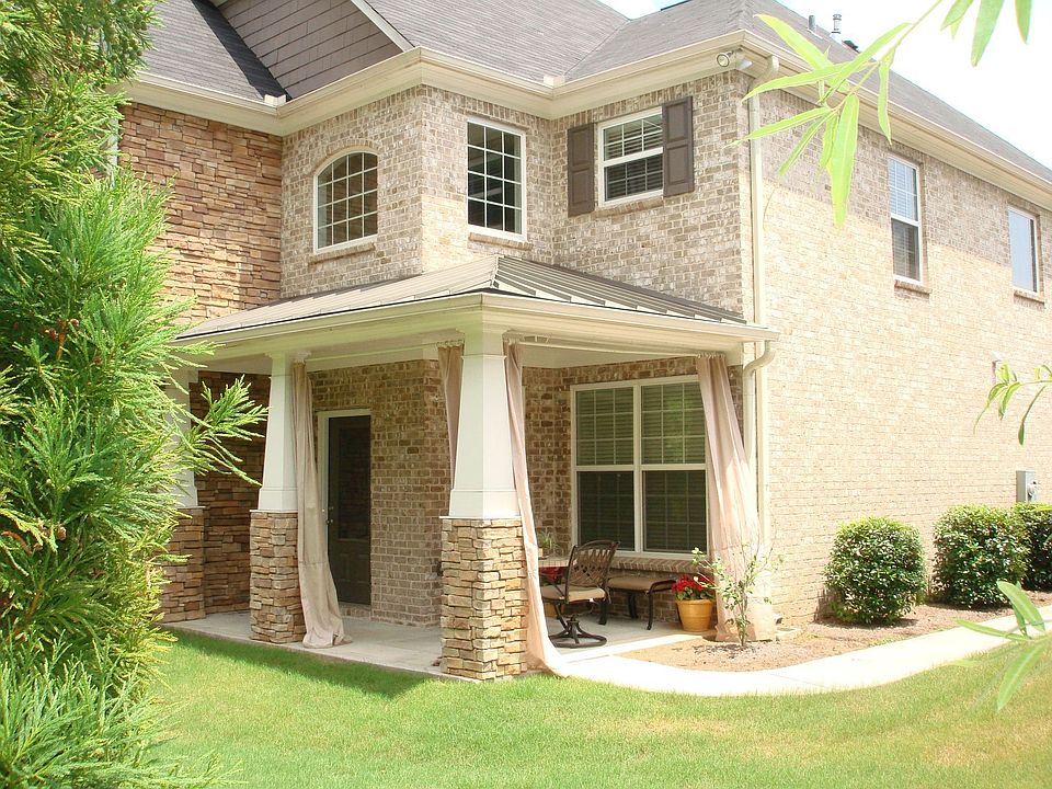 Stone and Brick Porch for entertaining
