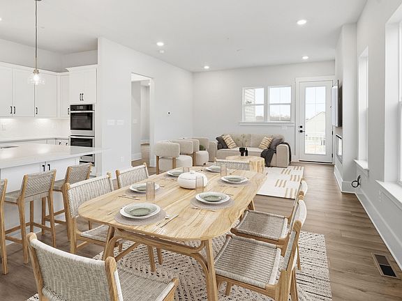 The Dahlia Open Concept Kitchen Dining Room