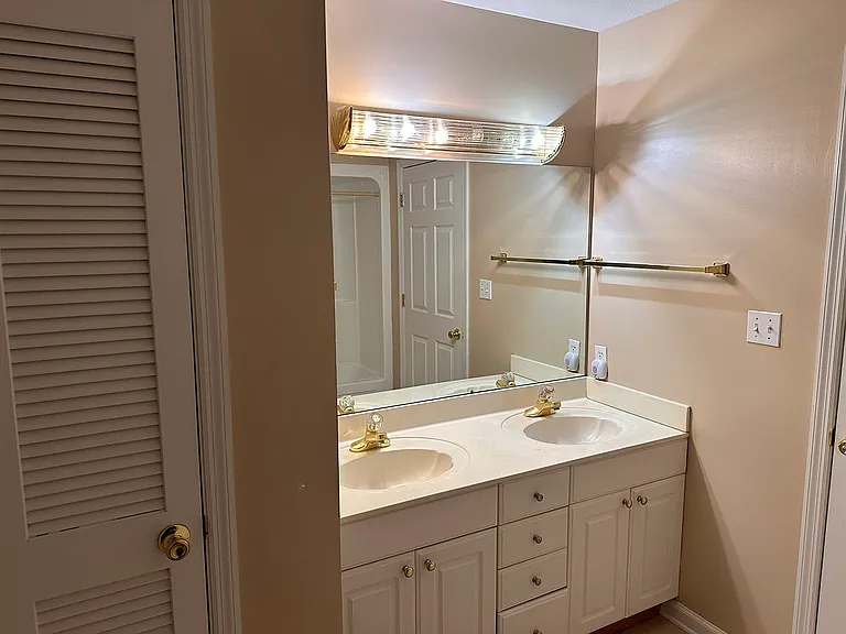 Double sink in bathroom #1.