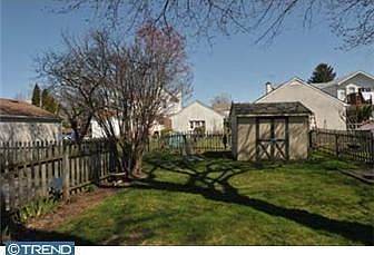Rear with shed