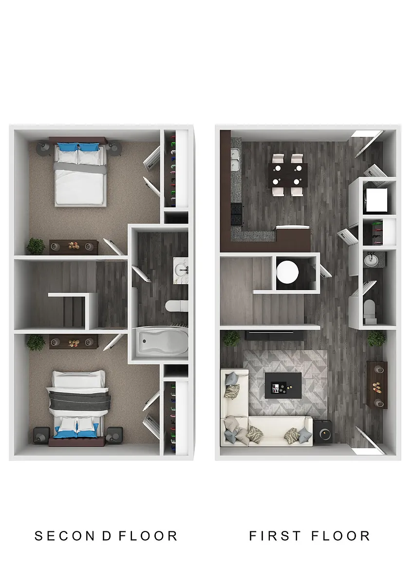 Floor plan 2X15