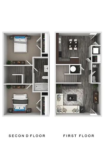 Floor plan 2X15