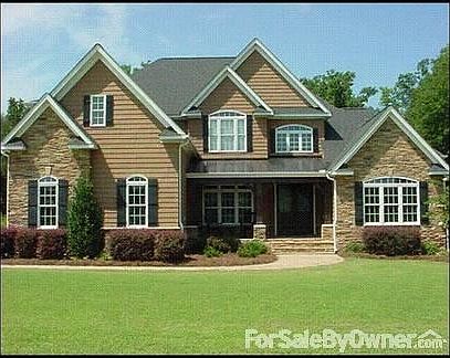 Front view
						:
						Stack stone exterior, custom landscape