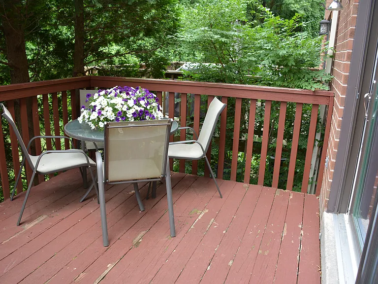 Rear deck
