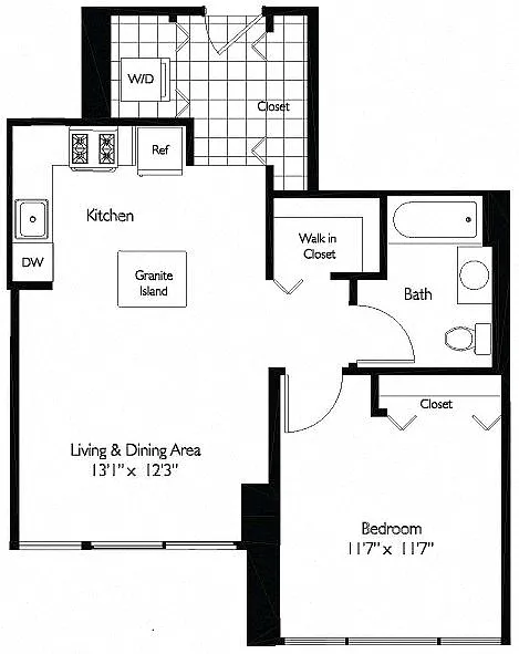 Floor plan 1 BEDROOM 06 - TIDES