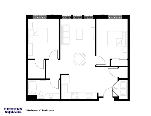 Floor plan 2 Bedroom