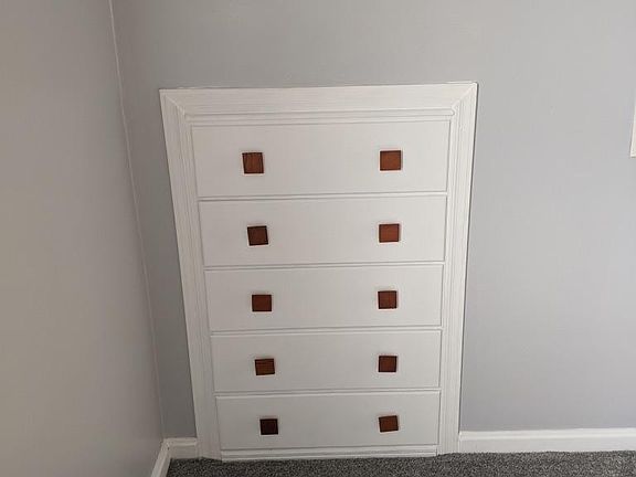 2 built-in dressers