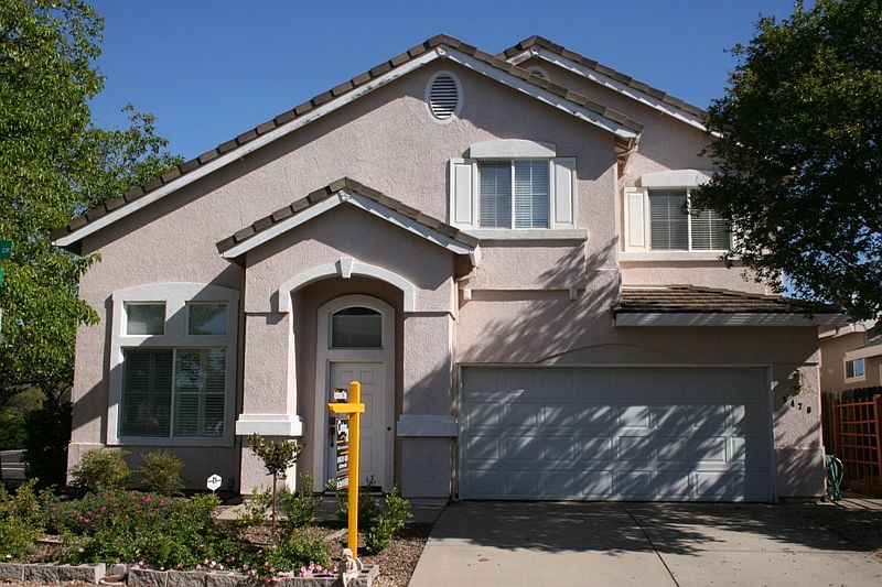 Front w/Two Car Garage