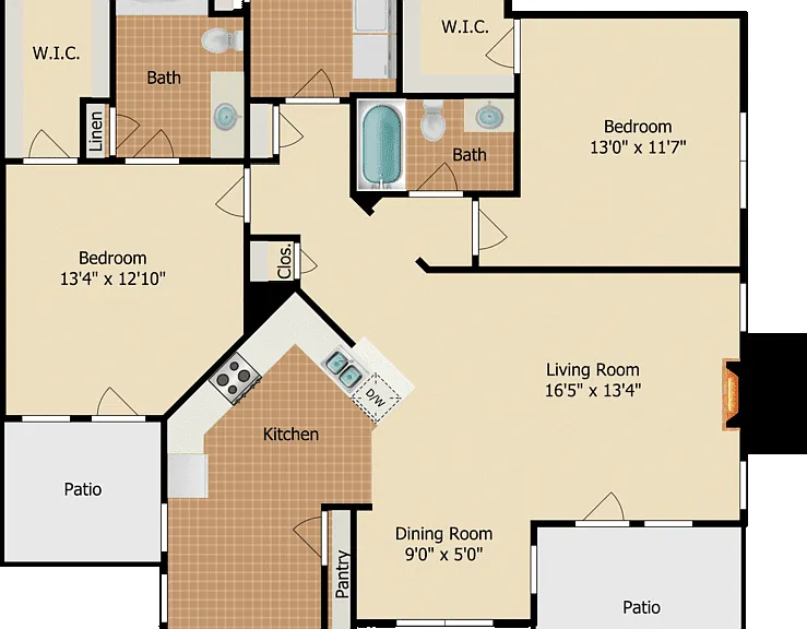 Stanhope Floorplan Diagram