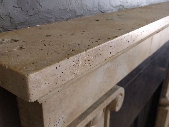 Custom Painted Fireplace
