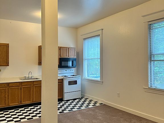 Kitchen view from living room