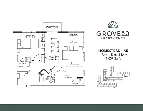Floor plan Homestead - A5