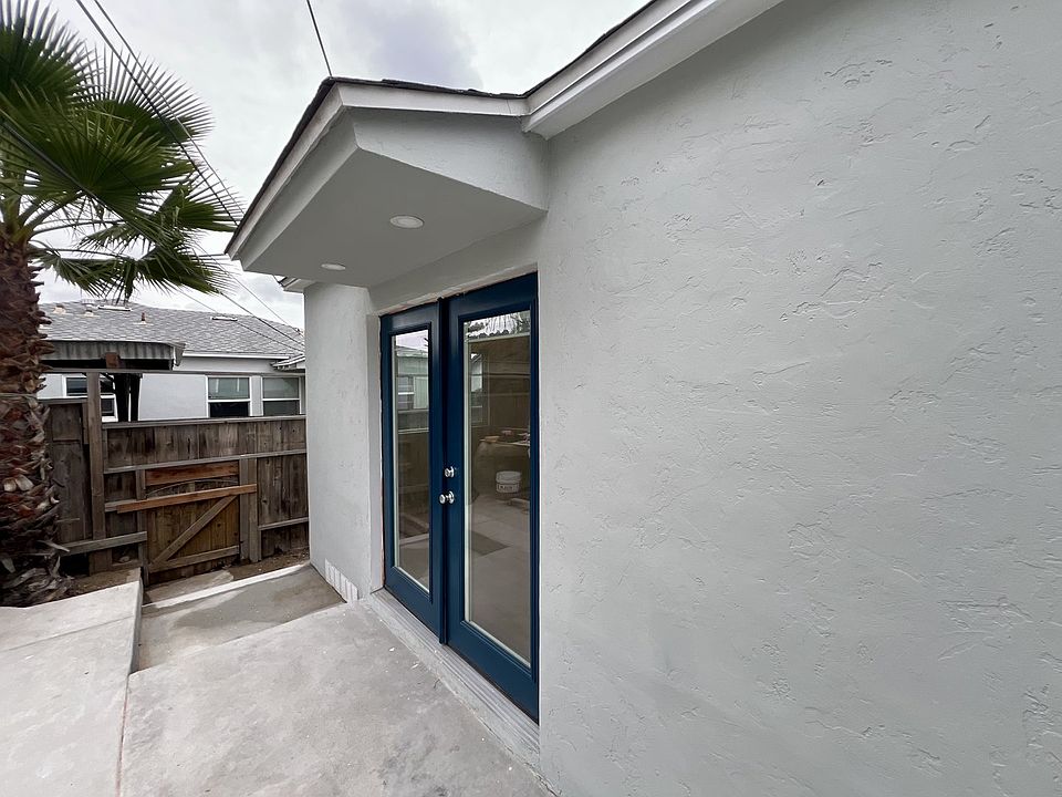 front door & patio