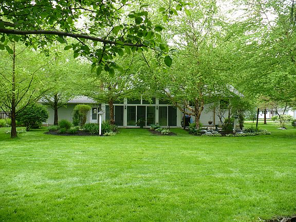 Rear view of house
