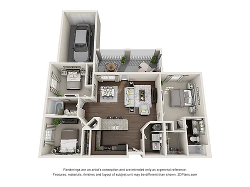Floor plan Atlanta Garage