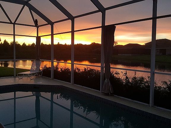 Sunset at the Pool