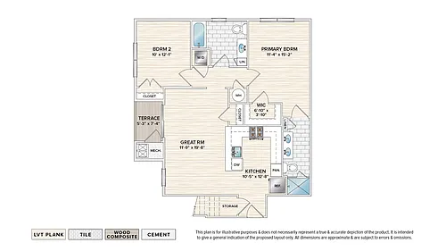 Floor plan The Eaton (FGA-E)