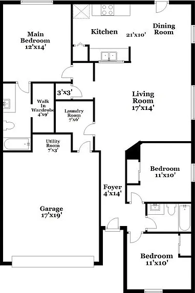 3 bed, 2.0 bath, 1224 sqft, $1,740 — Photo 2