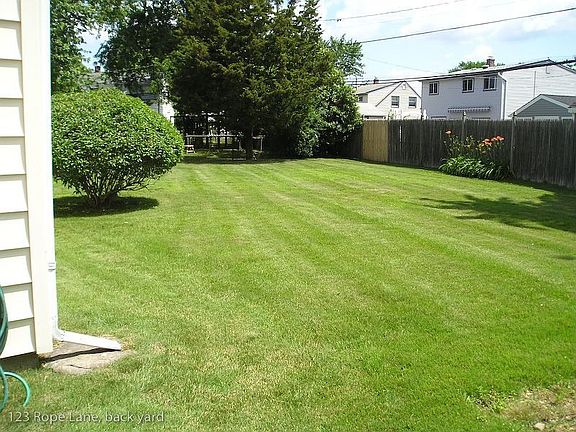 Big back yard looking away from house