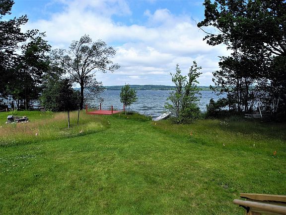 Backyard facing water