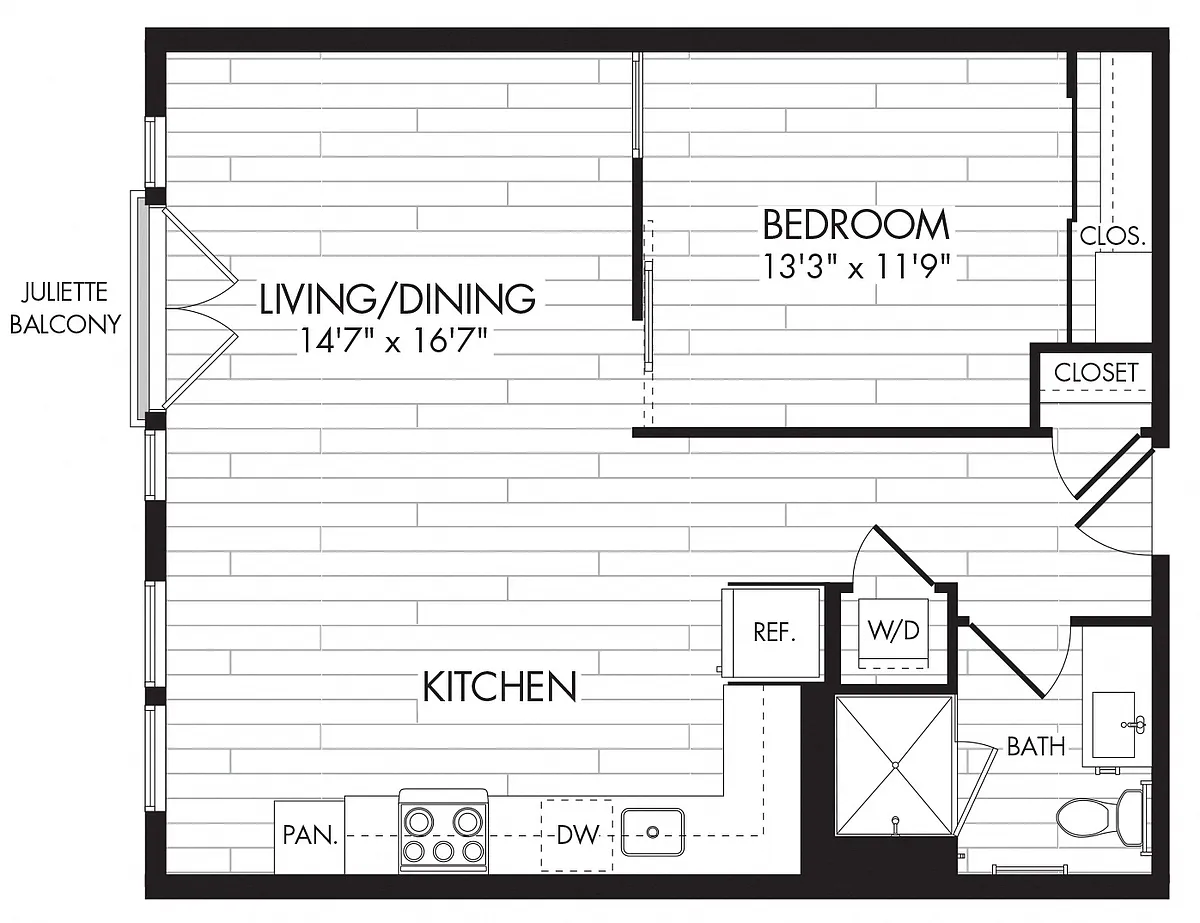 Floor plan 7575 - 1L