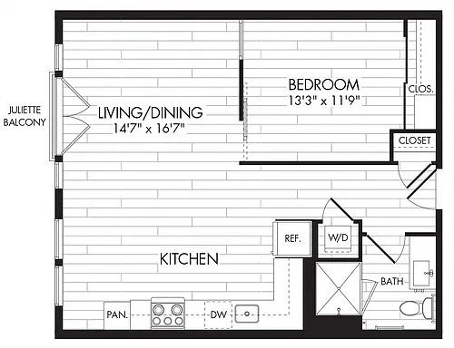 Floor plan 7575 - 1L