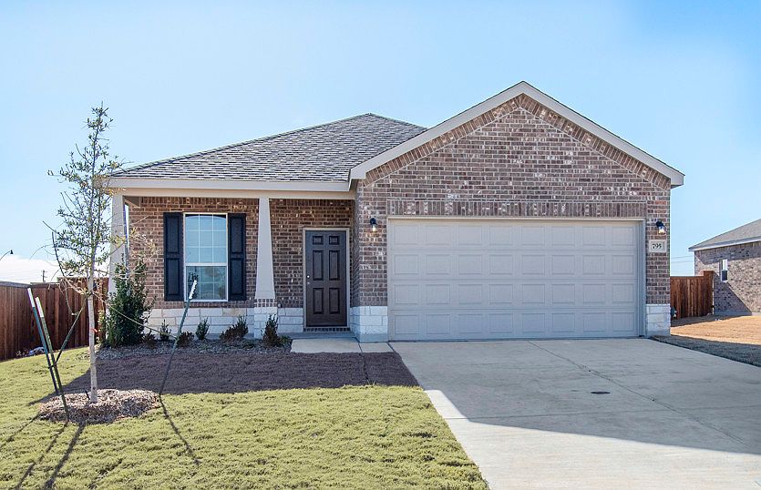 New Construction The Hewitt, a one-story home with a 2-car garage