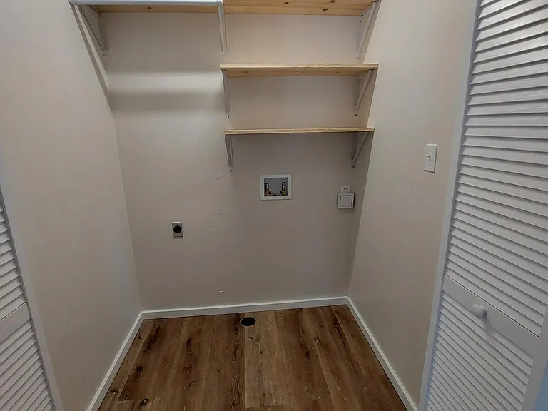 Laundry closet