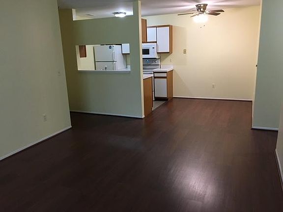 Living room and dining area
