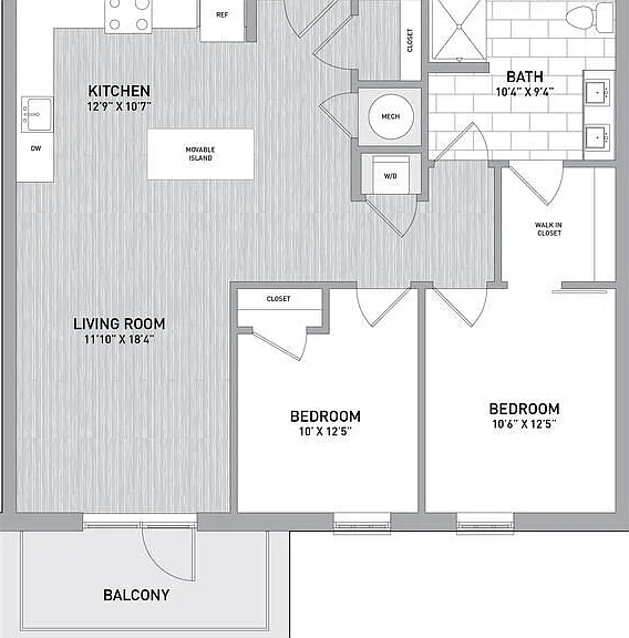 D1 floor plan Willow & Maple