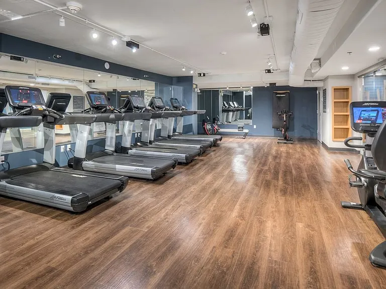 Fitness center with cardio equipment