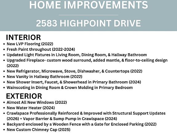 2nd image of 2583 Highpoint Dr