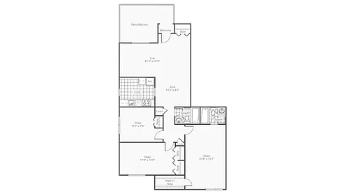 Floor plan Douglas