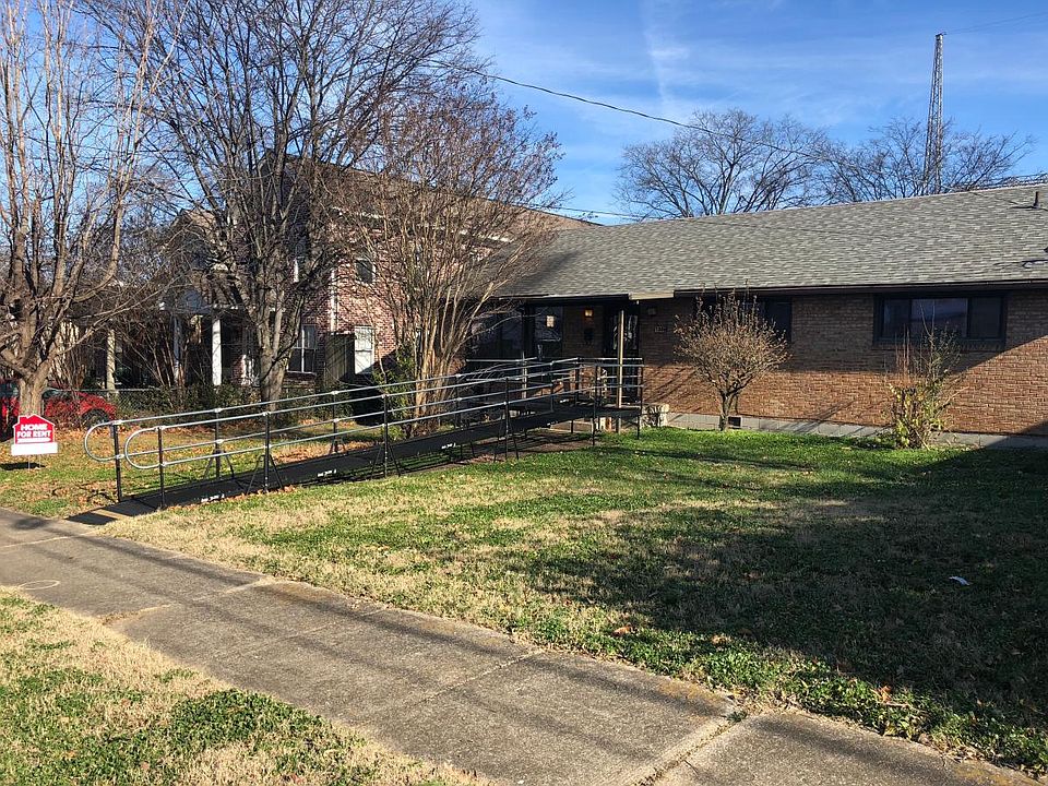 Wheelchair ramp currently in place, left from last owner. It