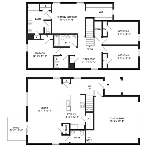 Floor plan Elston