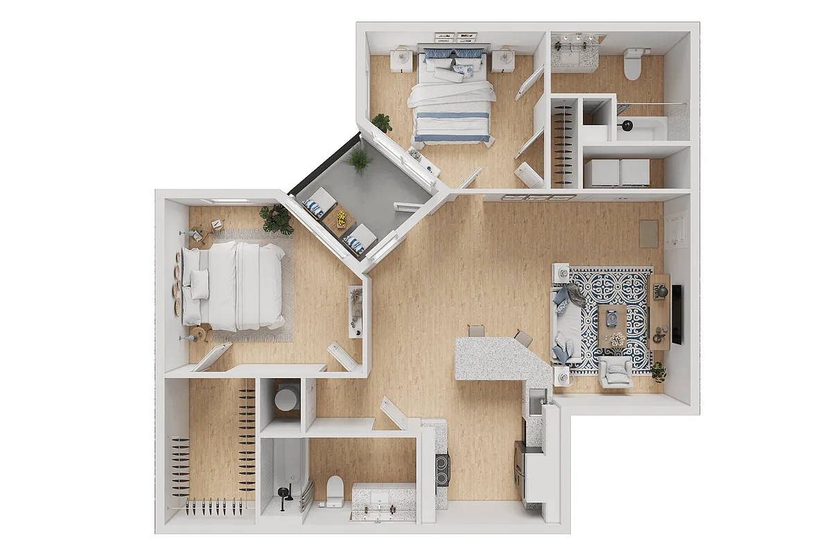 Floor plan B3B