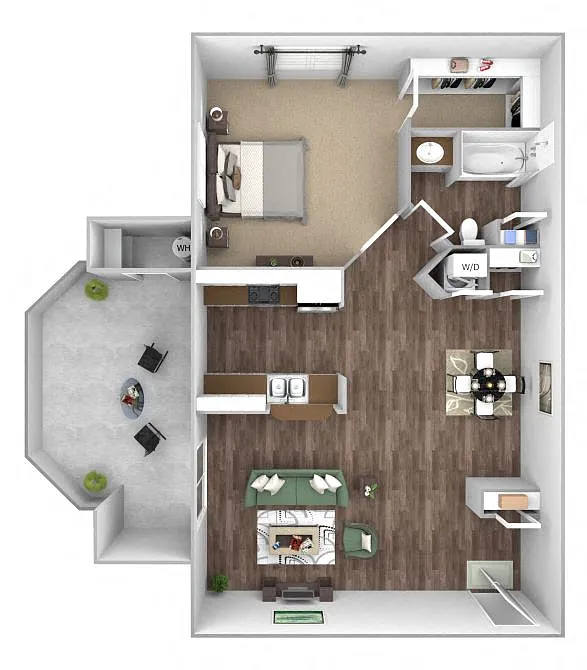 Floor plan A2 (Starboard)