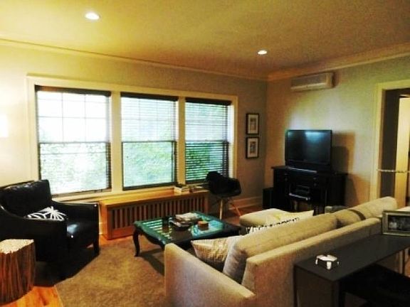 Windows overlooking court