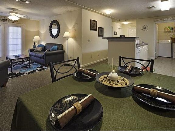 Dining area, table and chairs