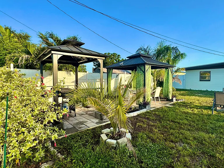 Large Private Fenced-In Backyard