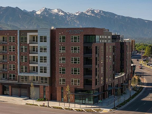 Views of Wasatch Mountains at The Richmond Apartments in Millcreek, Utah