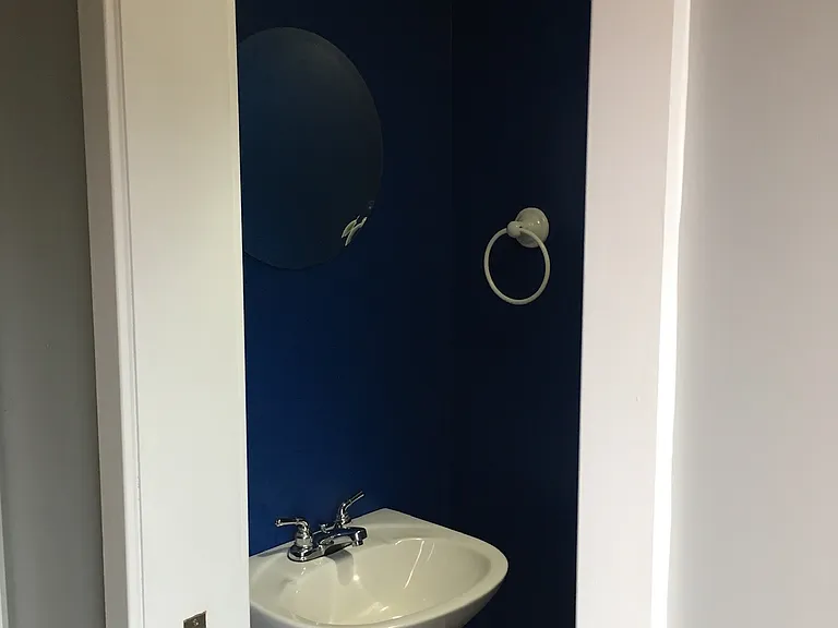 1st floor half bath (off entry way)