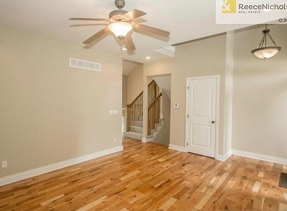 Living Room with refinished floors