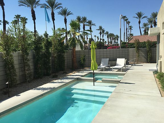 Private pool  with mt views