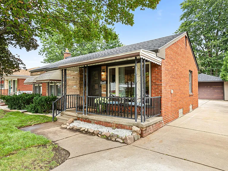 This charming brick house is the perfect place to relax and unwind