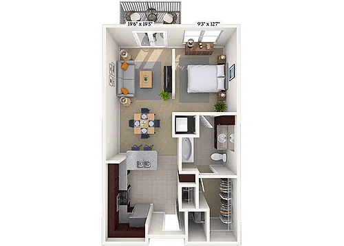 Floor plan Williamsburg