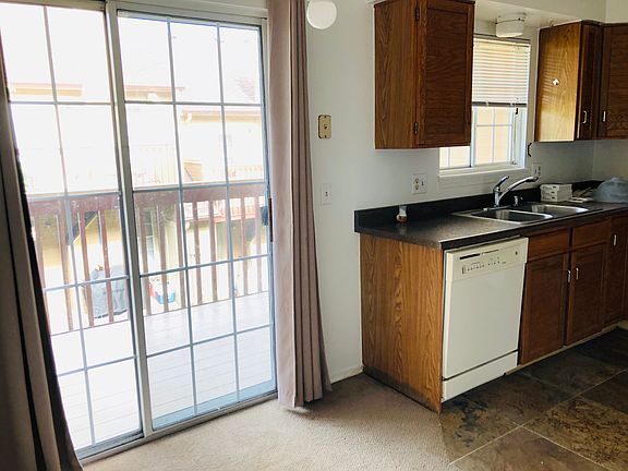 Kitchen and main level deck.