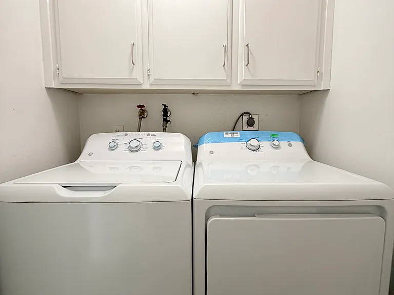 Washer and Dryer area