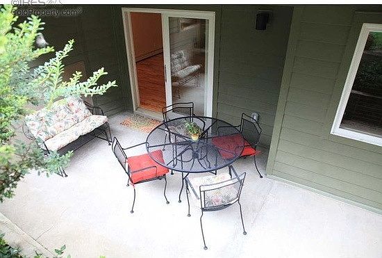 View of Patio from above